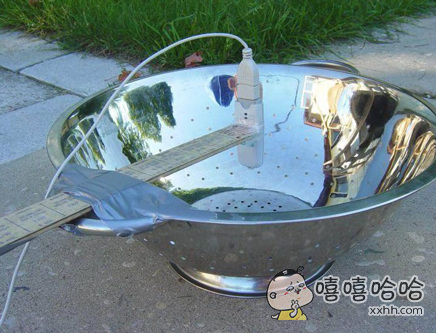 锅碗瓢盆自制卫星电视接收器,牛!