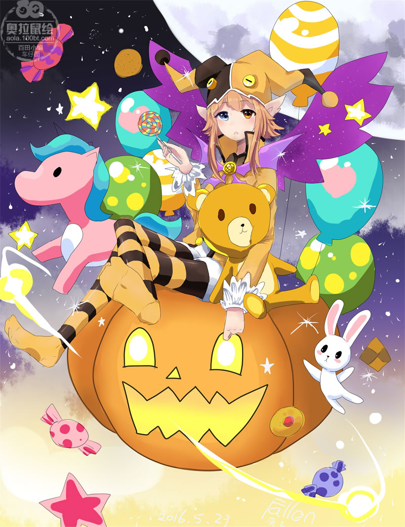 奥拉星鼠绘 乐天童心