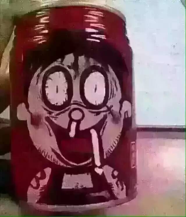 昨天晚上买了一罐旺仔牛奶，放在外面忘拿进