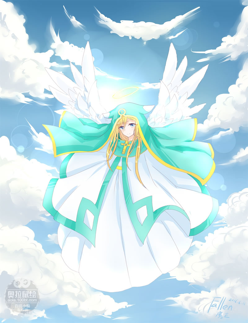 奥拉星鼠绘 天使路亚