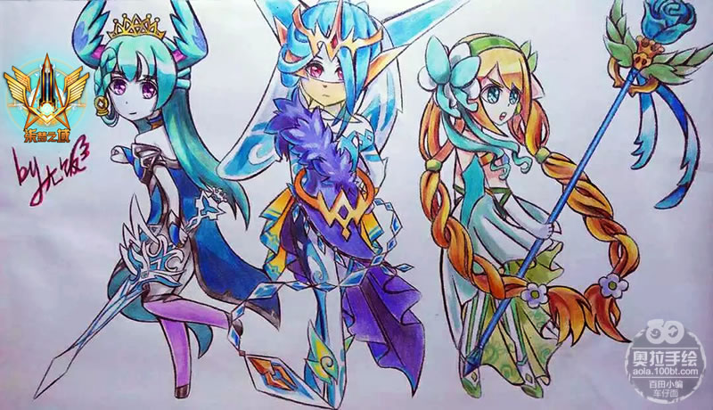 奥拉星鼠绘 奥义三女皇