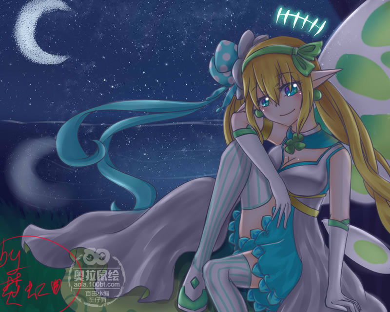 奥拉星鼠绘 森林女皇