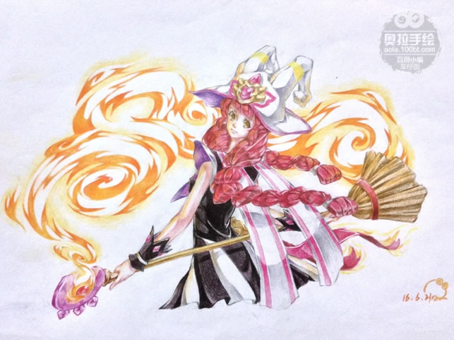 奥拉星手绘 娜娜