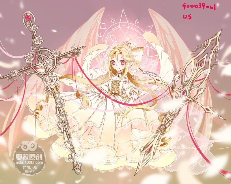 奥拉星原创服装 圣母婚纱