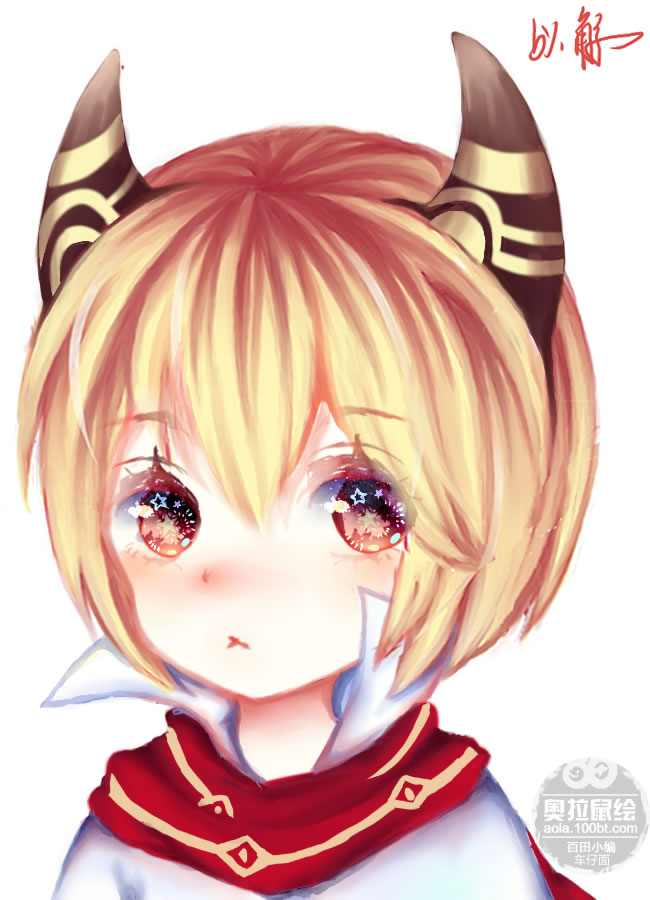 奥拉星鼠绘 兰拟人