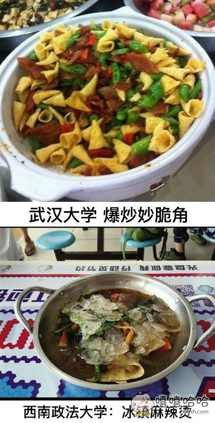 大学食堂的奇葩菜