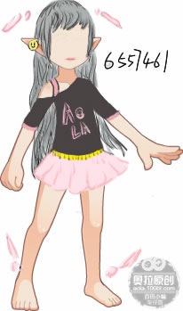 奥拉星原创服装 网红套装