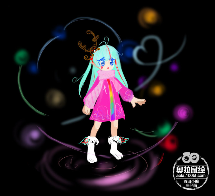 奥拉星原创服装 彩虹之梦