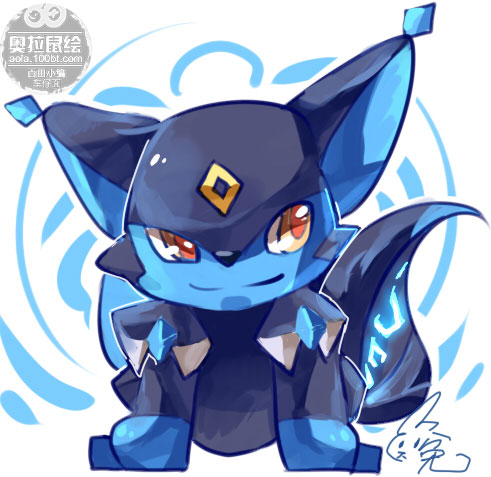 奥拉星板绘 小灵狐