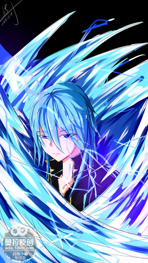 奥拉星板绘 奇灵王拟人