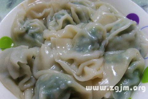 梦见煮水饺