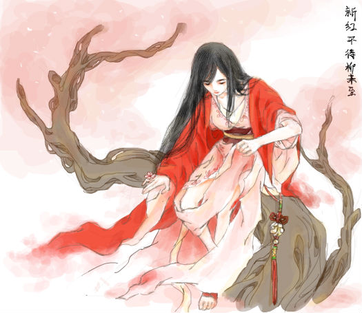 桃初-新红不待柳未至