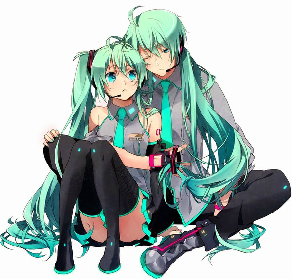 初音和她的男朋友哇哇