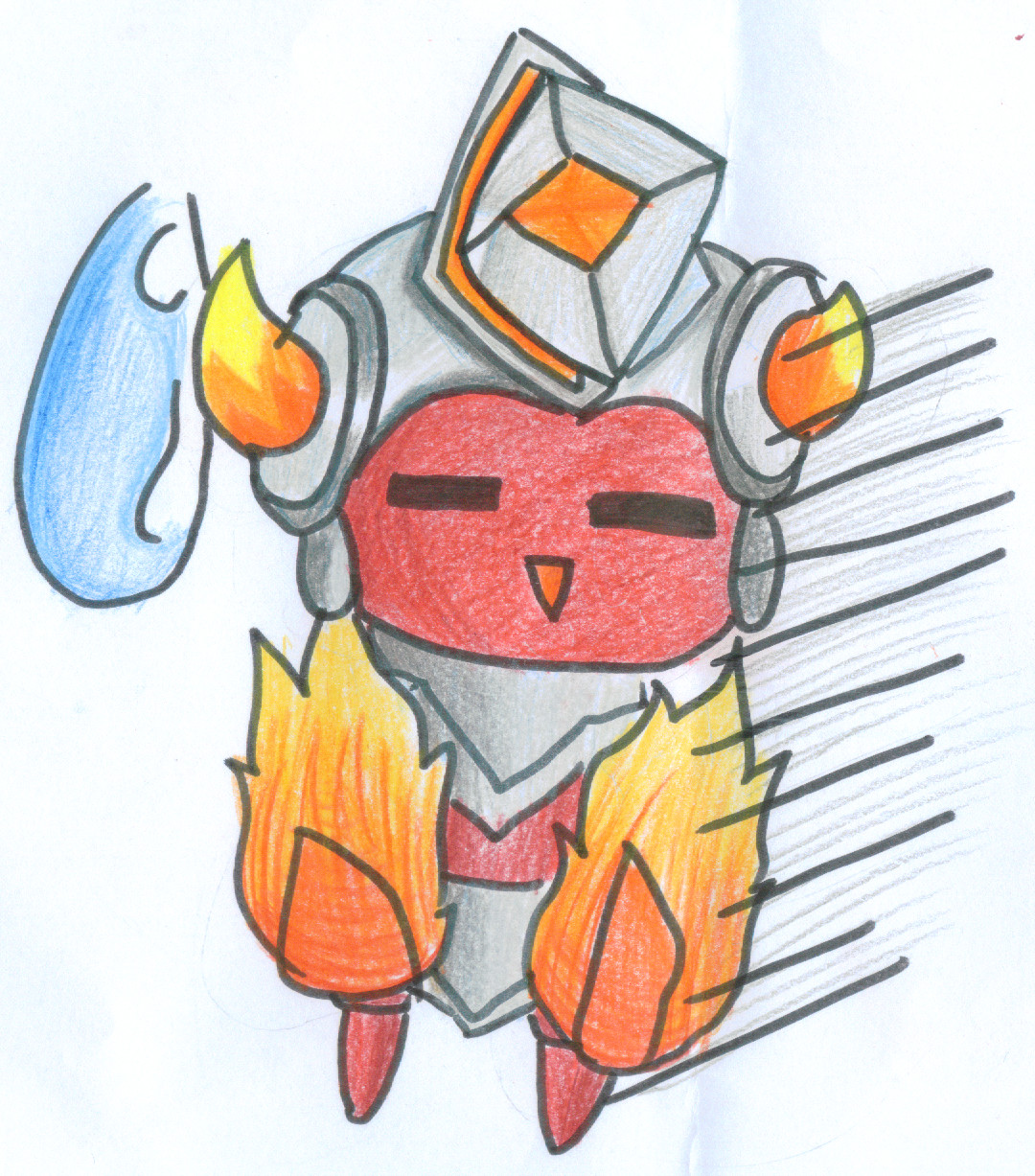 龙斗士无奈小刚 精美手绘作品