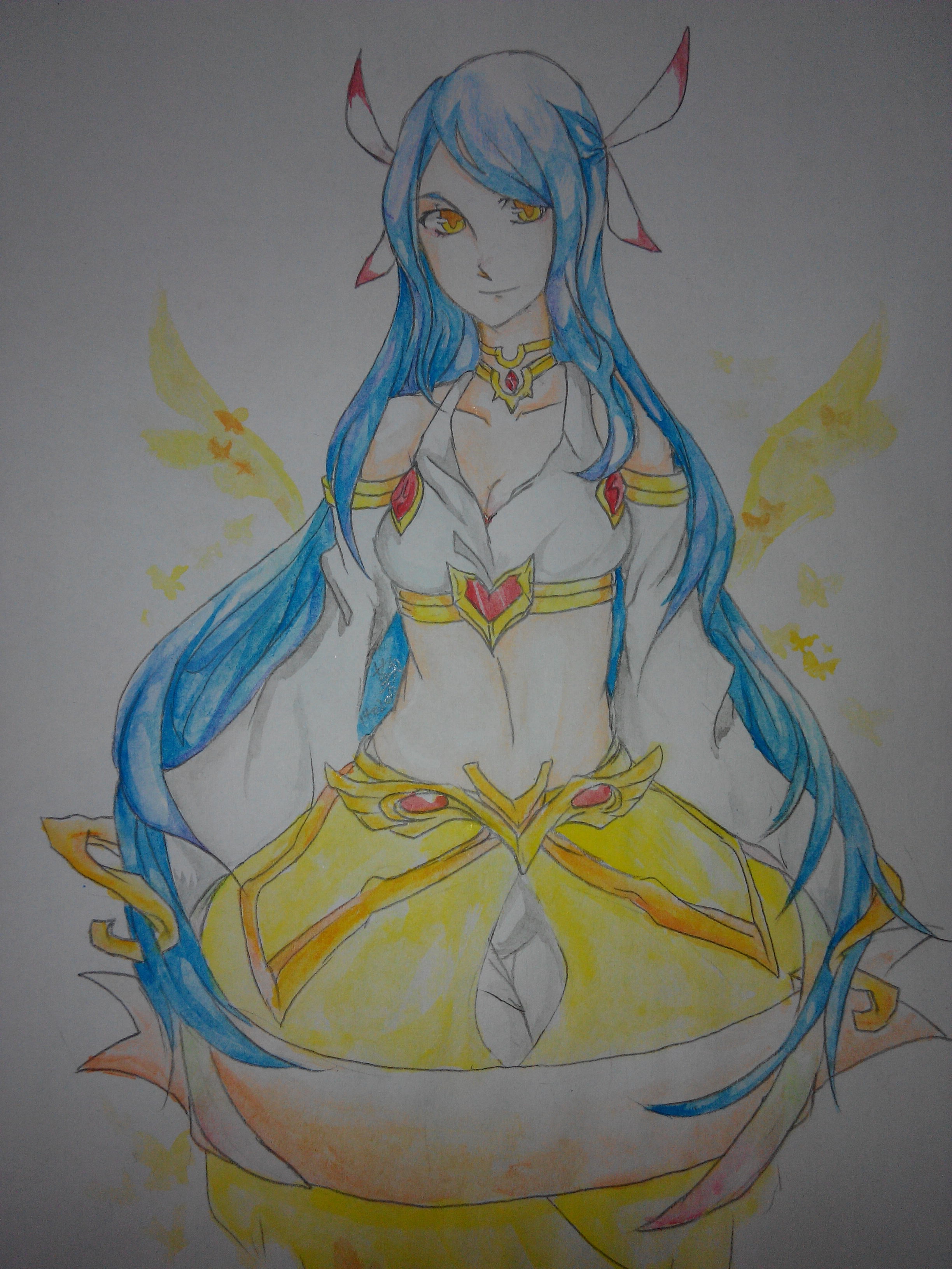 龙斗士舞奇灵公主 鞠子手绘作品