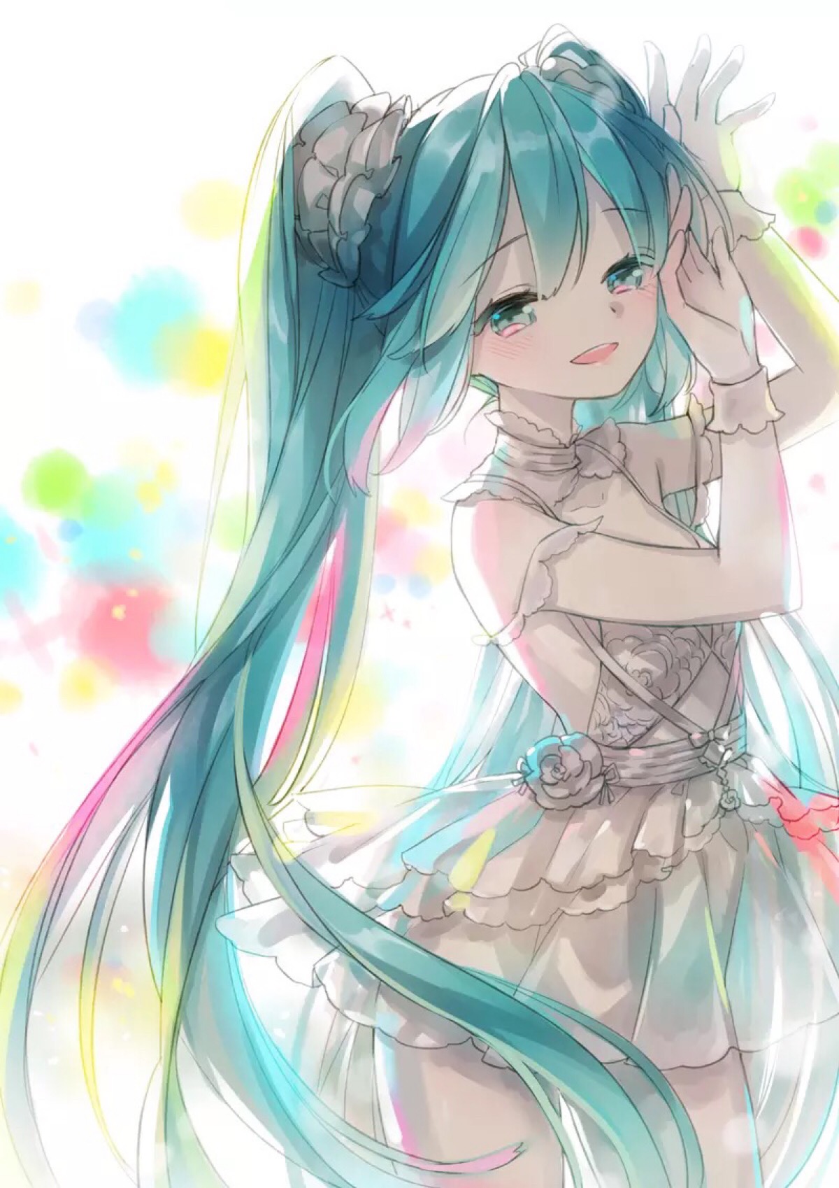 我喜欢的动漫人物作文(初音未来)