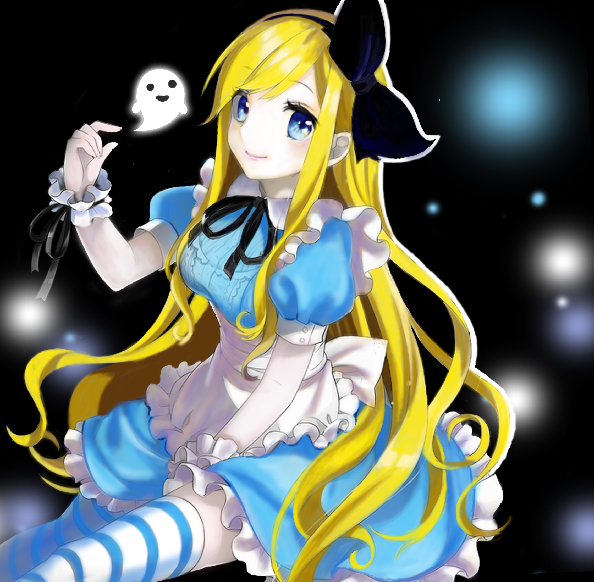 猫咪sir奥比岛板绘秀作品爱丽丝