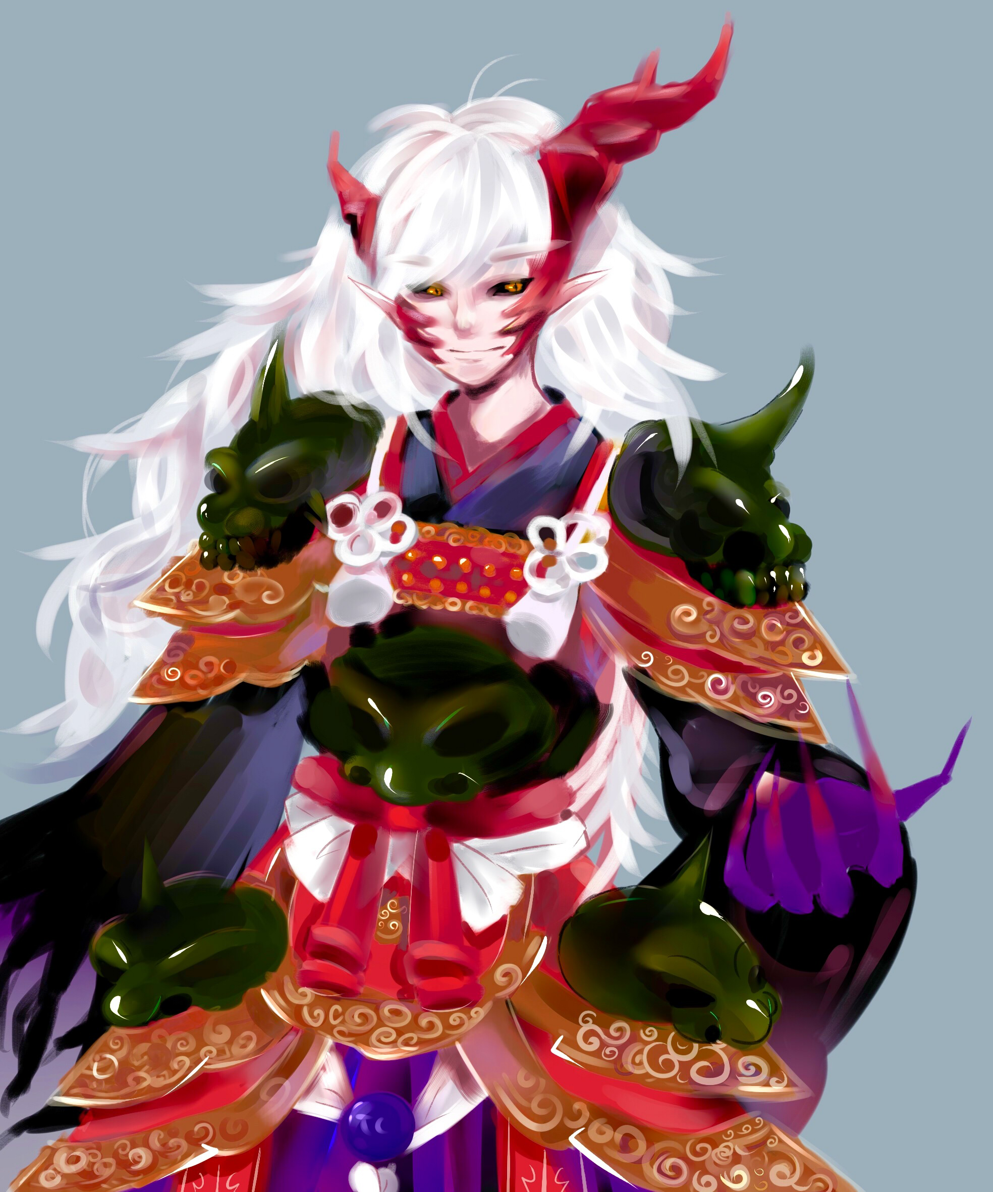 糖醋奥比岛板绘作品--茨木小天使